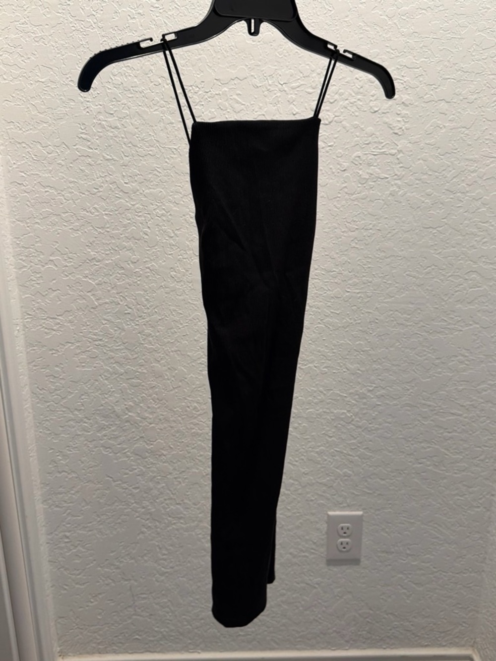 H&M Black Slim Spaghetti-Strap Jumpsuit